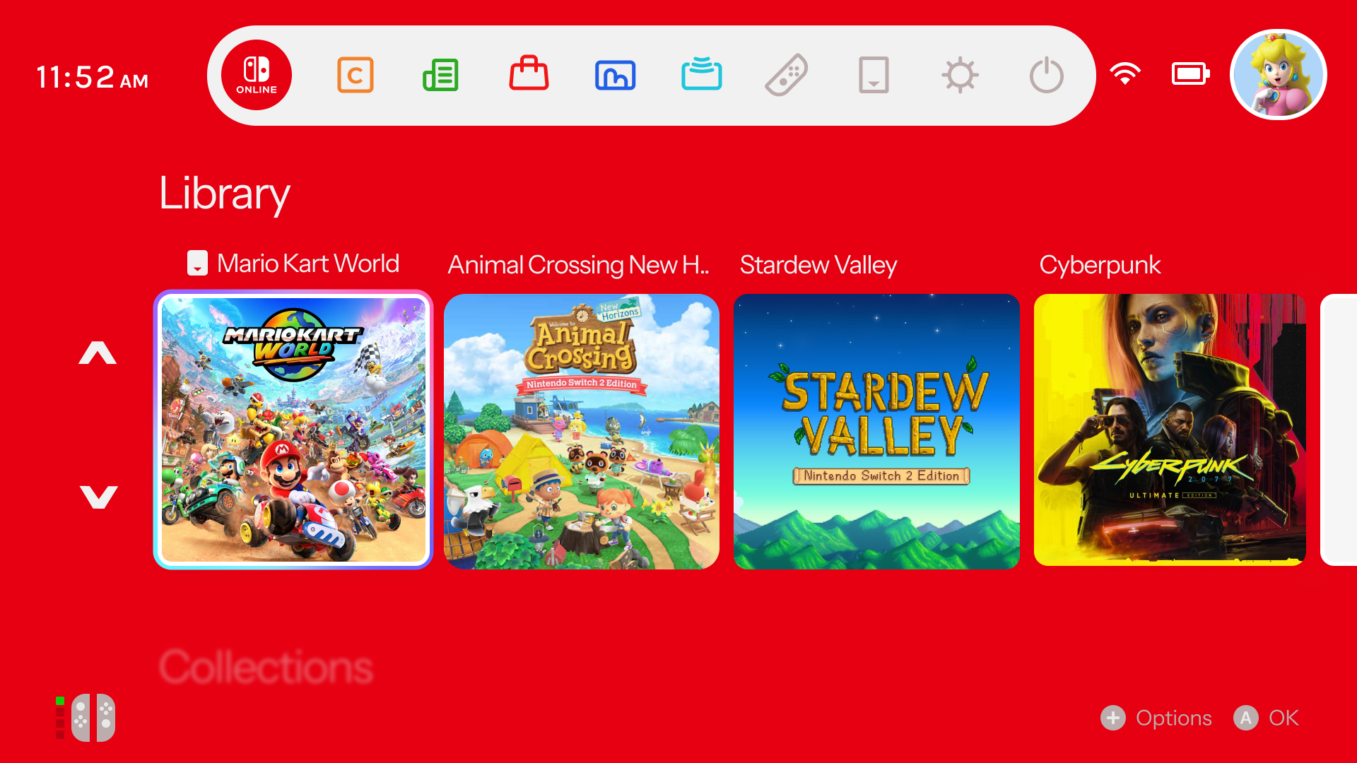 Library View - Light Mode